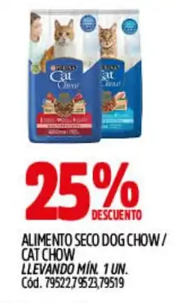 Supermercados Yaguar Dog chow/ cat chow alimento seco oferta