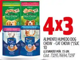 Supermercados Yaguar Dog chow-cat chow alimento humedo oferta