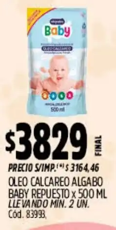 Algabo baby oleo calcareo repuesto