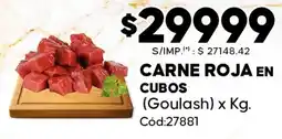 Diarco Carne roja en cubos oferta