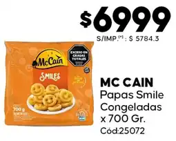 Diarco McCin papas smile congeladas oferta