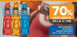 Carrefour Maxi Gatorade isotonica varios sabores pet oferta
