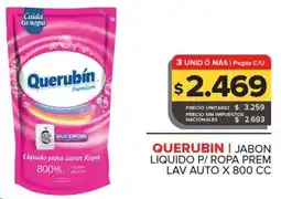 Carrefour Maxi Querubin jabon liquido p/ ropa prem lav auto oferta