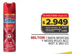 Carrefour Maxi Selton mata moscas y mosq rojo acc inst oferta