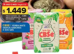 Carrefour Maxi BSé yerba mate varios sabores oferta