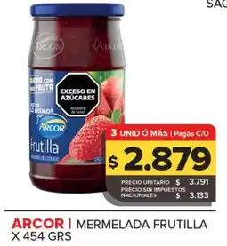 Carrefour Maxi Arcor mermelada frutilla oferta
