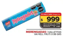 Carrefour Maxi Merengadas galletitas vai rell fruti oferta