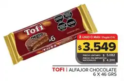 Carrefour Maxi Tofi alfajor chocolate oferta