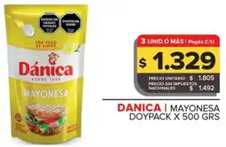 Carrefour Maxi Dánica mayonesa doypack oferta