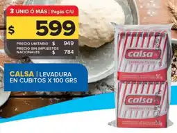 Carrefour Maxi Calsa levadura en cubitos oferta