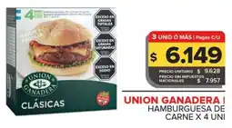 Carrefour Maxi Union ganadera hamburguesa de carne oferta