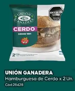 Diarco Unión ganadera hamburguesa de cerdo oferta