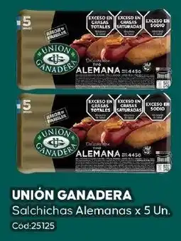 Diarco Unión ganadera salchichas alemanas oferta