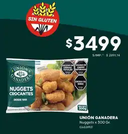 Diarco Unión ganadera nuggets oferta