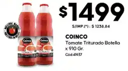 Diarco Coinco tomate triturado botella oferta