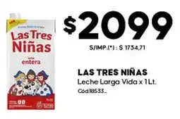 Diarco Las tres niñas leche larga vida oferta