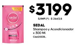 Diarco Sedal shampoo y acondicionador oferta