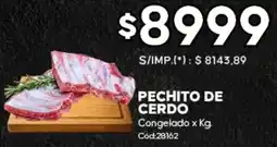 Diarco Pechito de cerdo congelado oferta