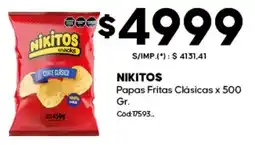 Diarco Nikitos papas fritas clásicas oferta