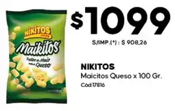 Diarco Nikitos maicitos queso oferta