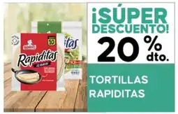 Diarco Bimbo rapiditas tortillas oferta