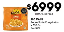 Diarco McCain papas smile congeladas oferta