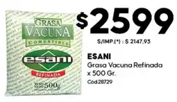 Diarco Esani grasa vacuna refinada oferta