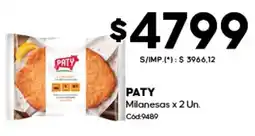 Diarco Paty milanesas oferta