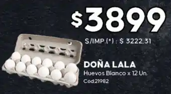 Diarco Doña lala huevos blanco oferta