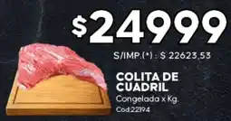 Diarco Colita de cuadril congelada oferta