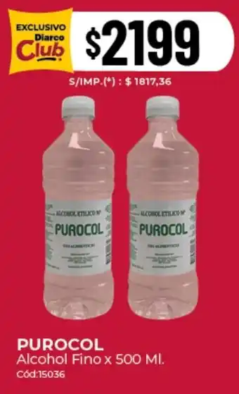 Diarco Purocol alcohol fino oferta