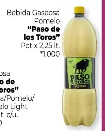 La Anonima Paso de los Toros Bebida Gaseosa pet x 2,25lt oferta