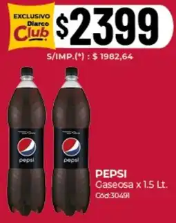 Diarco Pepsi gaseosa oferta