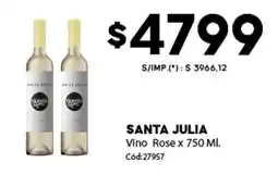 Diarco Santa julia vino rose oferta