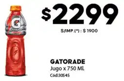 Diarco Gatorade jugo oferta