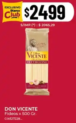 Diarco Don vicente fideos oferta