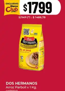 Diarco Dos hermanos arroz parboil oferta
