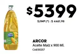 Diarco Arcor aceite maíz oferta