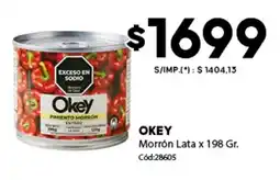 Diarco Okey morrón lata oferta