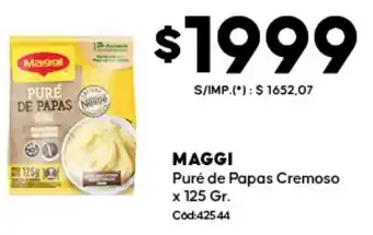 Diarco Maggi puré de papas cremoso oferta