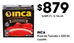 Diarco Inca puré de tomate oferta