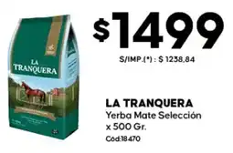 Diarco La tranquera yerba mate selección oferta