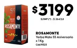Diarco Rosamonte yerba mate 55 aniversario oferta