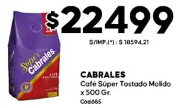 Diarco Cabrales café súper tostado molido oferta