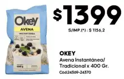 Diarco Okey avena instantánea/ tradicional oferta