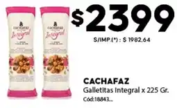 Diarco Cachafaz galletitas integral oferta
