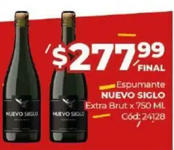 Diarco Nuevo Siglo Espumante Extra Brut x 750ml oferta