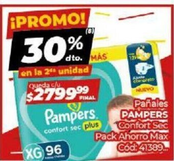 Diarco Pampers Pañales Confort Sec Pack Ahorro Max oferta