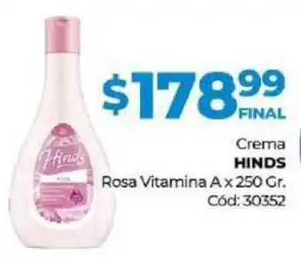 Diarco Hinds Crema Rosa Vitamina A x 250gr oferta