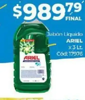 Diarco Ariel Jabón Líquido x 3lt oferta